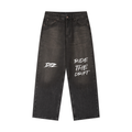 Vintage Wash Heavyweight Denim Jeans
